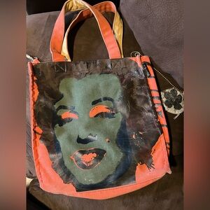 Andy Warhol Marilyn Monroe Loop CanvasTote Bag
